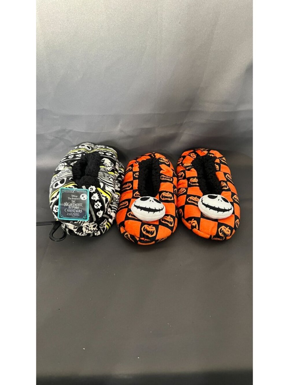 Disney Tim Burtons Nightmare Before Christmas Fuzzy Slippers